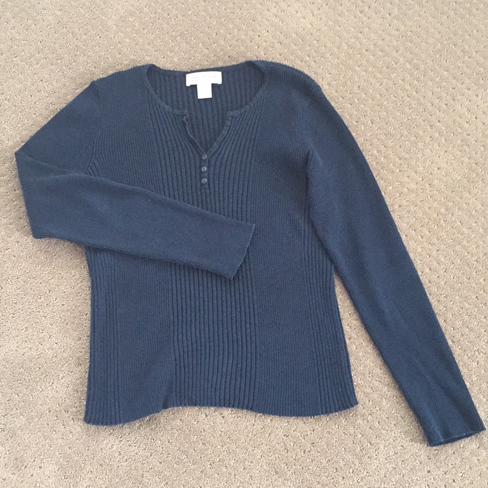 Jones NY Sport Navy Sweater